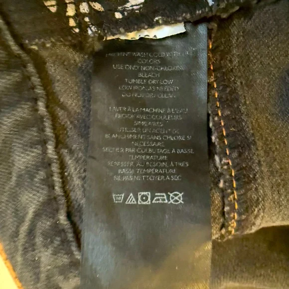 Free People We The Free Twin Flame Wide-Leg Jeans - Size 30 Worn Once Like New - Picture 6 of 7